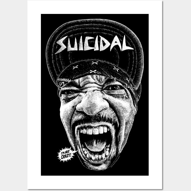 Institutionalized, Ice T,  Suicidal Tendencies Wall Art by PeligroGraphics